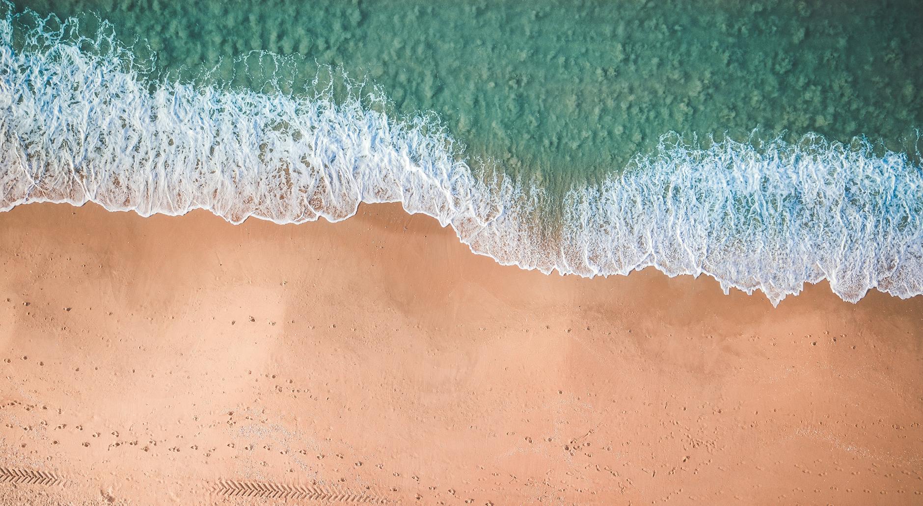aerial view photography of ocean